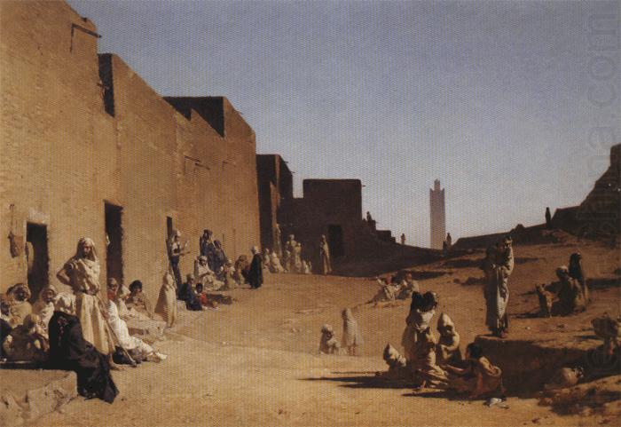 Gustave Guillaumet Laghouat, Algerian Sahara. china oil painting image